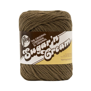 Yarnspirations Lily Sugar'n Cream Cotton Yarn Medium Worsted Weight Solid Colours 71g - See Options