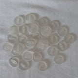 Button Singles - Plastic 13mm "Opaque/Plain White Shirt" by Beutron