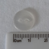 Button Singles - Plastic 13mm "Opaque/Plain White Shirt" by Beutron