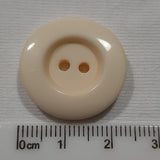 Button Singles - Plastic 28mm "Dark Cream" by Astor Buttons