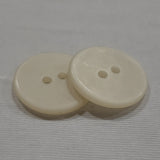 Button Singles - Plastic 20mm "Cream" by Flair Accessories