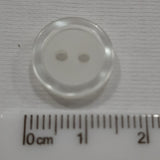 Button Singles - Plastic 14mm "Opaque/Frosted Centre" by Astor