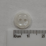 Button Singles - Plastic 12mm "White Shirt" by Astor