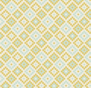 Riley Blake Fabrics - Woodland Spring "Geometric in Green" by Design by Dani